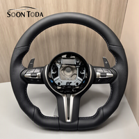 Volant personnalisé en cuir noir style M Sport pour BMW F10 F15 F16 F20 F30 F31 F35 F36 M3 F80 M4 F82 M5 F90