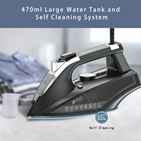 Setrika Uap Portabel PANCERKA 1800W ST1800 untuk Pakaian, Laundry, dengan Plat Keramik, Ringan, Anti-Tetes, dan Fitur Mati Otomatis