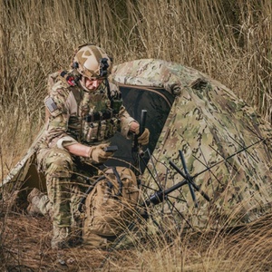 Tente de camping légère et imperméable pour une personne, idéale pour la randonnée en montagne, camouflage, double couche, A0267 - Product Image 6