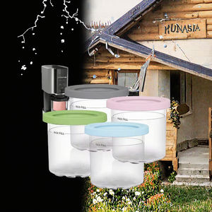 <span class=keywords><strong>Ninja</strong></span> Creami NC300s Series Tasses de pintes de crème glacée jetables de remplacement en PP avec couvercles d'étanchéité pour le stockage - Product Image 2