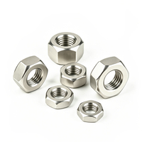 Pièces en acier inoxydable usinées avec précision par tournage CNC, écrous hexagonaux, pièces de montre polies, vis métalliques, prototypage