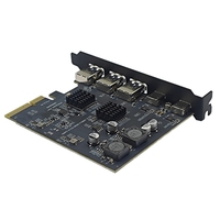 10Gbps 3 puertos tipo A Combo 2 puertos tipo C USB3.2 USB3.1 GEN2 PCIe Tarjeta de expansión 10G 5 puertos 3A2C USB 3,2 Adaptador PCI Express