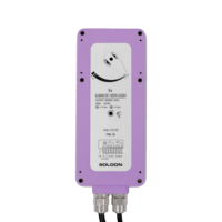 ExS6061SF-15DFK-5/230V - Actionneur de registre coupe-feu et anti-fumée antidéflagrant à rappel par ressort en 5 secondes, 15 Nm, marche/arrêt, 230 V