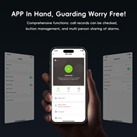 Bouton d'appel WiFi pour personnes âgées, nouvelle génération, très vendu, Tuya Smart SOS, alarme d'urgence, sonnette, appel d'urgence pour maison de retraite