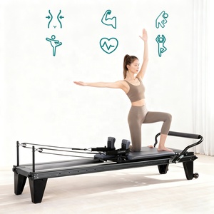 Onemax Aluminum Reformer Multi-Purpose Yoga <b>Equipment</b> Adjustable Footbar Training Reformers - Product Image 6