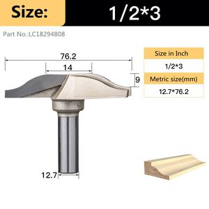 Tideway 12.7 mét cổ điển Plunge chế biến gỗ <span class=keywords><strong>Router</strong></span> bits brocas Para <span class=keywords><strong>Router</strong></span> cho cửa gỗ đúc - Product Image 5