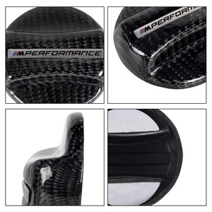 Bmw – bouchon de réservoir de carburant en Fiber de carbone, couvercle décoratif M Performance 73mm x 72mm pour modification de voiture - Product Image 5