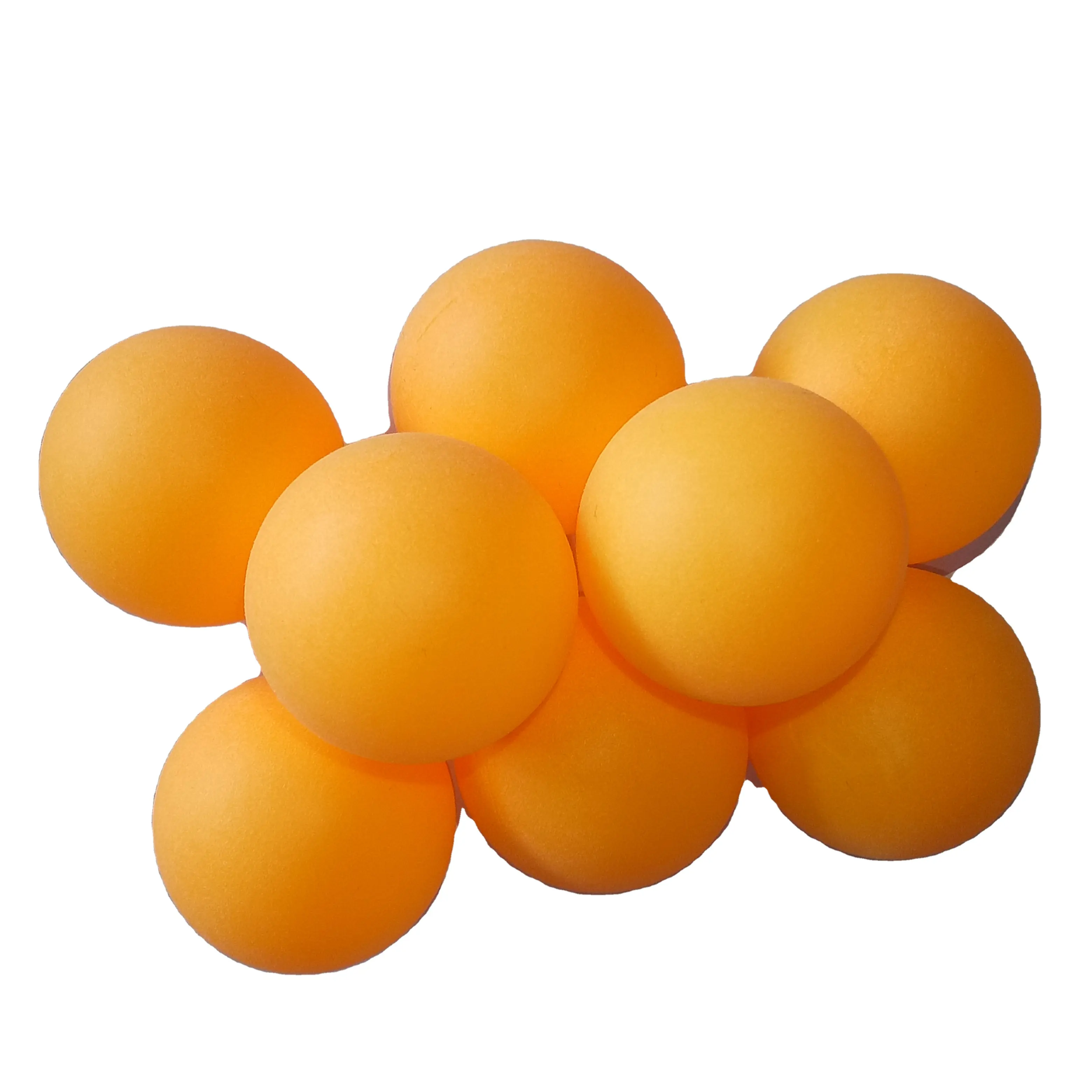 Prezzo a buon mercato plastica dimensioni 40mm decorazione e promozione uso bianco giallo palline da ping pong colore