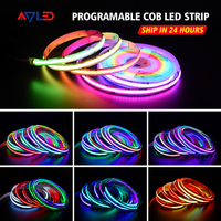 Bande LED adressable à bande LED pour eau courante intelligente IP20 630leds/m 12V 24V Cob Led Strip Light