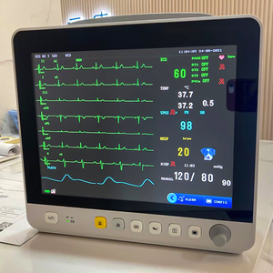 Moniteur de signes vitaux médical CONTECIE12, moniteur multiparamétrique pour patients cardiaques, ECG, NIBP, SpO2, RESP, TEMP, écran couleur TFT 12,1 pouces - Product Image 4
