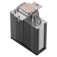 COOLLEO P50i DIG ARGB 5 Caloduc Ordinateur Radiateur Intelligent DIG Display CPU Air Cooler CPU LGA 115X/1200/1700/1851 AM4/5