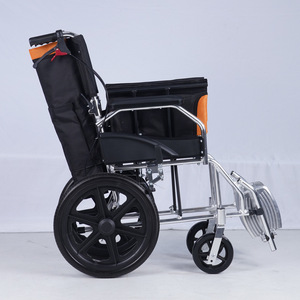 Silla de Ruedas Manual KS de Aleación de Aluminio, Ligera, Plegable, Portátil, Ayuda para la Movilidad de Personas con Discapacidad, para Uso Doméstico - Product Image 2