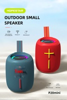 Hopestar P20 Mini Enceinte Portable Étanche pour Extérieur, Sans Fil, Sportive, Son Surround 5W, Fonction Téléphone Mobile, Application, Ordinateur