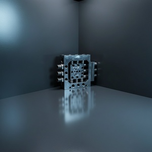 Bloc de soupapes hydrauliques usiné CNC de précision, collecteur de contrôle de fluides métallique, moule personnalisé OEM - Product Image 2