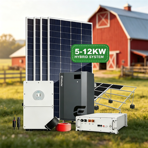 Pack de batteries 51,2 V 5 kWh 10 kWh 15 kWh et onduleur 3 kW – Système solaire hybride complet 5 kW pour la maison - Product Image 3