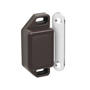 Loquet magnétique pour porte d'armoire en plastique et acier inoxydable, design moderne et simple pour portes d'armoires - Product Image 1