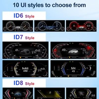 Écran LCD de tableau de bord numérique 10,25 pouces pour voiture, panneau d'instruments Linux Plug-n-Play pour BMW Série 5 E39, Série 7 E38, X5 E53 1999-2006