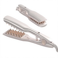 Plancha de Pelo Profesional con Calentamiento Rápido PTC, 4 Temperaturas, Voltaje Global 160-220V para Salón y Uso Doméstico