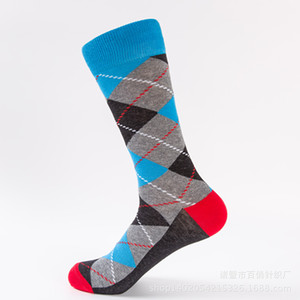 Custom Design <strong>Socks</strong> Fashion Unisex Street Hip-<strong>hop</strong> Jacquard Diamond Check <strong>Socks</strong> Cotton Men Happy Funny <strong>Socks</strong> - Product Image 6