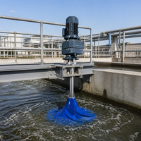 Mélangeur hyperboloïde submersible à haute efficacité et économie d'énergie, garantie 1 an, pour le traitement des eaux usées municipales et industrielles, et les fossés d'oxydation