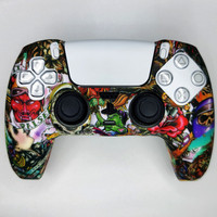 Coque de protection en silicone SYY pour accessoires de manette PS5