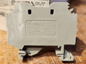 PLC NOS OPEN BOX OF <strong>47</strong> 283-101 <strong>2</strong>-Conductor Terminal Block, Gray SHIPS <strong>FREE</strong> Warranty Product - Product Image 1