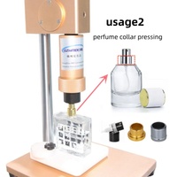 Sertisseuse Manuelle pour Flacons de Parfum en Verre, Machine à Sertir et Presser les Colliers, Équipement de Capsulage pour Vaporisateurs Aérosols