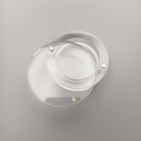 Mini boîte de rangement magnétique ronde en acrylique, organisateur de bureau portable pour cosmétiques, crèmes, pilules ZL-142