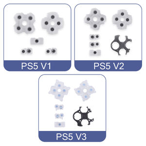 Tampons en caoutchouc conducteurs pour boutons de manette <span class=keywords><strong>PS5</strong></span>, <span class=keywords><strong>D</strong></span>-<span class=keywords><strong>pad</strong></span>, boutons ABXY, adhésif conducteur V1 V2 V3 - Product Image 3