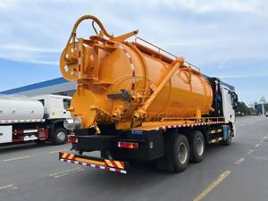 Camion aspirateur Foton Daimler Jet Vacuum Truck Cummins/Yuchai pour le nettoyage des boues en Afrique, pompe à jet haute pression et à aspiration pour les blocages de canalisations - Product Image 4