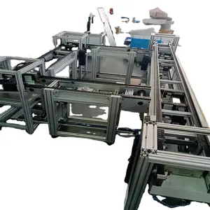 Pallet Conveyor System Motorized Roller Conveyor Electric Motorcycle Assembly Line Double Speed Chain Conveyor