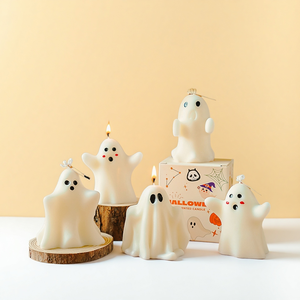 Bougies fantômes d'Halloween en vrac bon marché Bougie fantomatique Bougies parfumées de la série fantôme sans fumée - Product Image 2