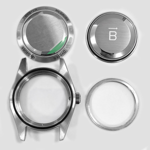 Accessoires pour boîtier de montre 40 mm compatibles avec le mouvement 3130, boîtier argenté pour montre Lightning <span class=keywords><strong>116400</strong></span>, taille de l'axe de la montre 20 mm - Product Image 3