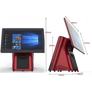 Sistema de Punto de Venta Todo en Uno Inteligente con Pantalla Dual, Impresora Térmica de 80 mm, Sistema de Caja Registradora Android con Pantalla Táctil - Product Image 1