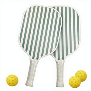 Ensemble de raquettes de pickleball en bois de qualité supérieure approuvé par les États-Unis, 4 raquettes avec sac de transport, poignée ergonomique rembourrée pour femmes, jeunes et sports de plein air - Product Image 5