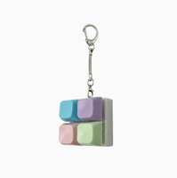 Jouet sensoriel anti-stress ultra-doux en silicone en forme de mini cube de tofu, portable pour adultes, fabriqué à Qingdao