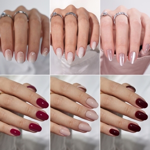 <span class=keywords><strong>Uñas</strong></span> Postizas de Gel Suave Personalizadas con Pegamento, <span class=keywords><strong>Uñas</strong></span> Acrílicas <span class=keywords><strong>Cortas</strong></span> con Punta Francesa Cuadrada Almendrada, Marca Privada, <span class=keywords><strong>Uñas</strong></span> Postizas - Product Image 3