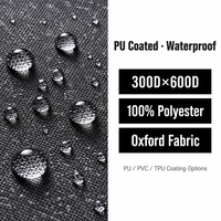 Tissu Oxford 100% Polyester Enduit PU/PVC/TPU Imperméable 300D*600D pour Tentes, Auvents et Sacs à Dos d'Extérieur pour Filles - Poids Moyen