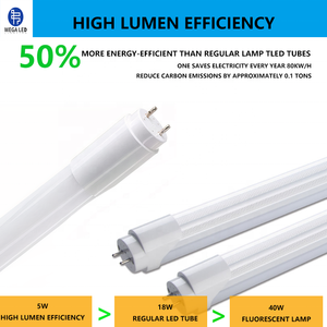 <strong>Led</strong> Tube Light <strong>50w</strong> T5 T8 <strong>Replace</strong> Fluorescent Lamp Lighting 220lmw 180lmw 120lmw 60cm 120cm 2FT 3FT 4FT 9W 12W 18W G5 G13 Cap - Product Image 3
