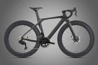 Vélo Twitterbike 700C entièrement en fibre de carbone avec freins à disque T10pro, roues WheelTop TX-24 vitesses, vélo sans fil en fibre de carbone avec jeu de roues en fibre de carbone à vendre