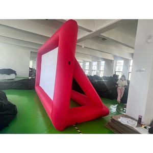 Pantalla de proyector de mega película inflable para interiores y exteriores de 14 pies con bolsa de transporte para proyección delantera y trasera - Product Image 5