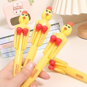 Stylos fantaisie en forme de <span class=keywords><strong>boxeur</strong></span>, licorne, chat de combat, animaux amusants, robots boxeurs, accessoires capillaires en peluche, papeterie originale - Product Image 6