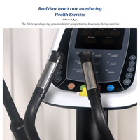 Vente en gros OEM Machine d'exercice de mouvement de patinage elliptique de fitness Entraîneur croisé Entraîneur magnétique de machine elliptique à long pas