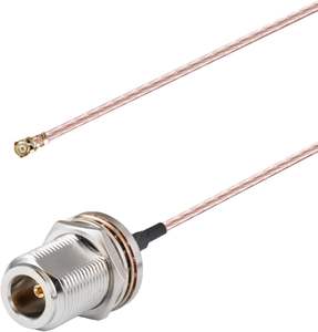Cable de Conexión Mini PCI UFL a Tipo N Hembra de 10 cm RG178 para Tarjeta WiFi - Product Image 5