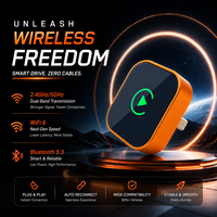 Mini Dongle CarPlay Sans Fil Adaptateur Android Auto Intégré Wi-Fi USB Portable Compact Véhicule Intelligent Nouvelle Génération 2026 Nouvelle Sortie