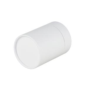 กล่องบรรจุภัณฑ์ทรงกลมขนาด 7 ซม. สำหรับใส่เทียนหรือน้ำมัน  ทำจากกระดาษแข็งสีขาว พร้อมฝาปิด - Product Image 2