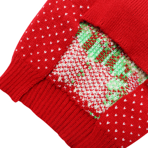 <span class=keywords><strong>Pull</strong></span> en tricot pour <span class=keywords><strong>chien</strong></span> motif renne de Noël rouge, vêtements d'hiver thermiques confortables pour petits et moyens chiens, idéal pour les fêtes et les jours froids - Product Image 6