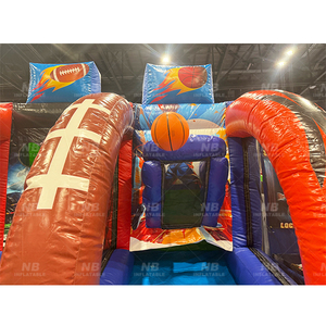 Juego de Baloncesto Inflable 2 en 1 NB, Eventos Deportivos en Equipo, Juegos Inflables para Niños y Adultos, Juegos Deportivos Inflables de Tiro - Product Image 6