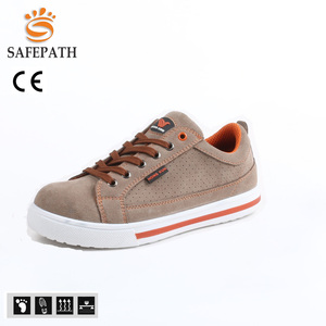 Chaussures <span class=keywords><strong>de</strong></span> travail <span class=keywords><strong>de</strong></span> base <span class=keywords><strong>de</strong></span> haute qualité, en cuir <span class=keywords><strong>de</strong></span> vache véritable, à coupe mi-haute, avec embout en acier, pour l'été, bottes <span class=keywords><strong>de</strong></span> sécurité et <span class=keywords><strong>de</strong></span> lutte contre l'incendie, en promotion à prix abordable - Product Image 5