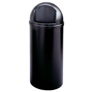 Cestino per Rifiuti Marshal 95 L Nero con Coperchio a Battente per Uso Interno ed Esterno - Product Image 2